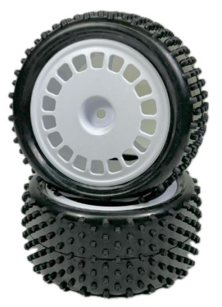 2500051 1:10 Buggy Räderset "Mini Pin" hinten weiß (2)